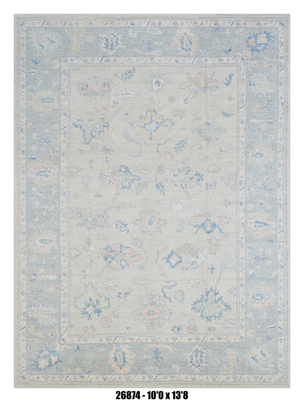 Handmade Afghan Rug — 10x14