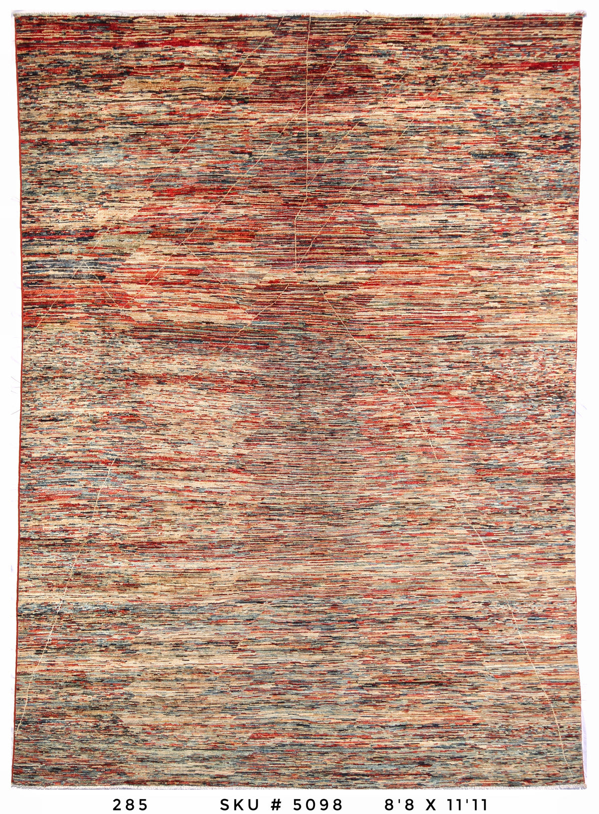 Handmade Afghan Rug — 9x12