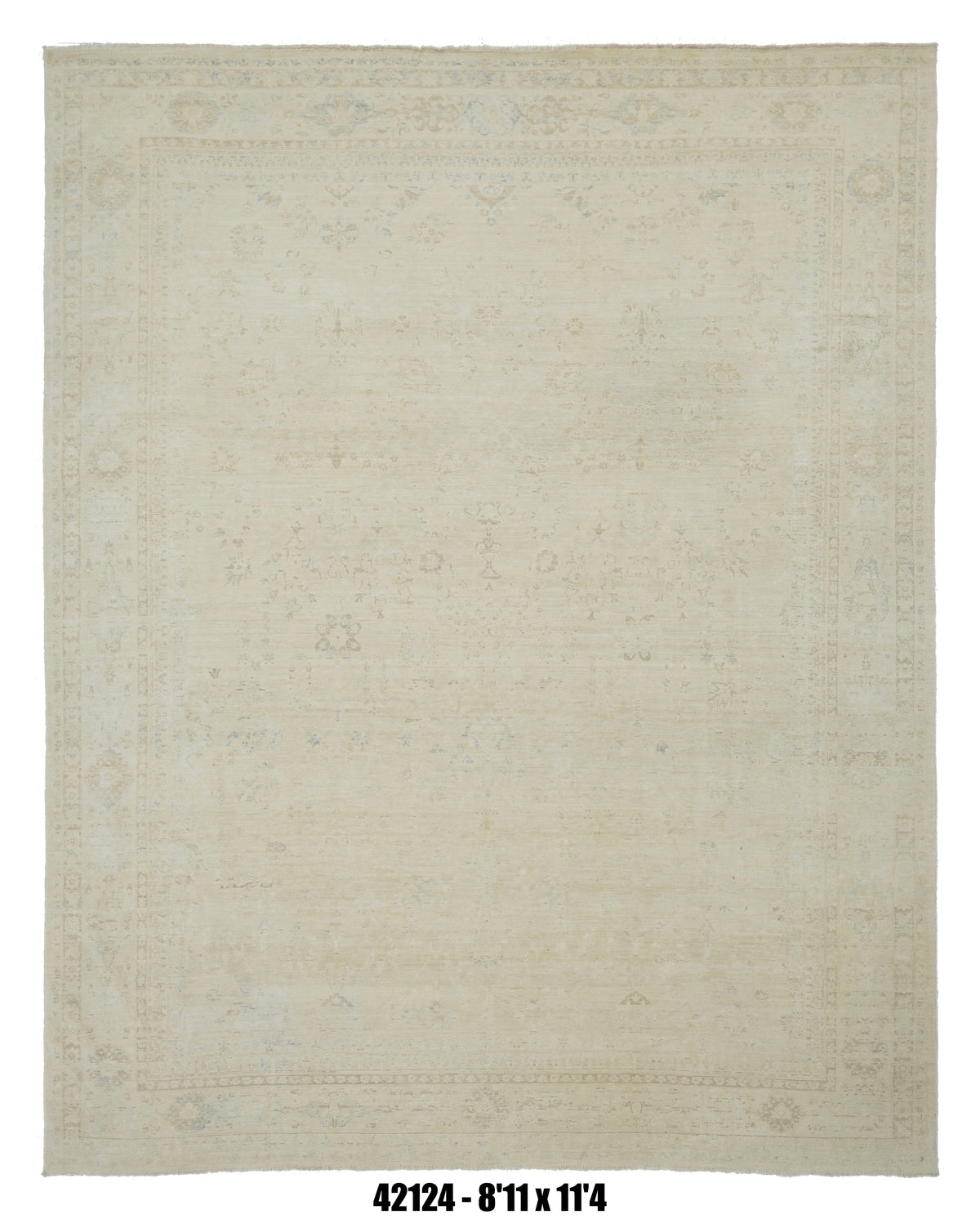 Handmade Afghan Rug — 9x12