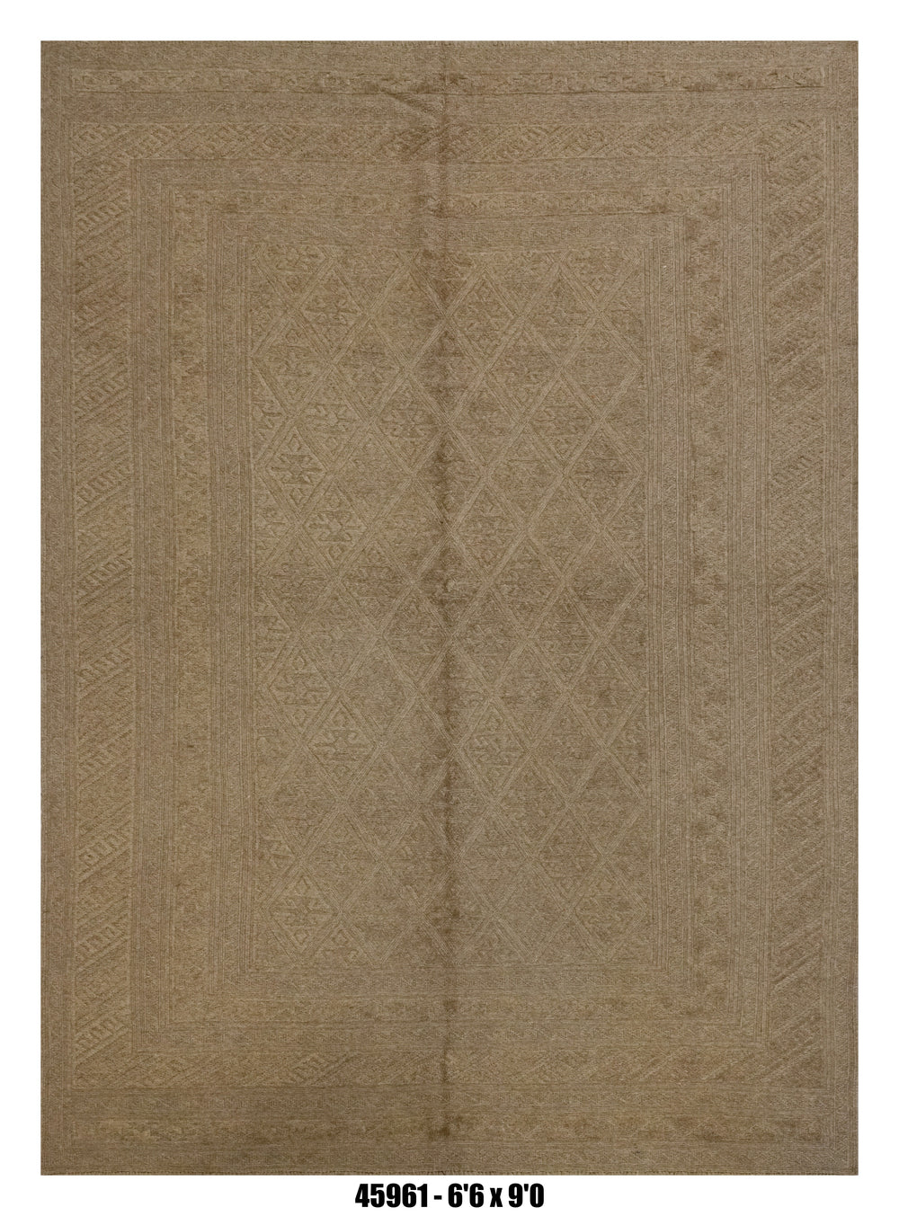 Handmade Afghan Rug — Killim 6x8-9