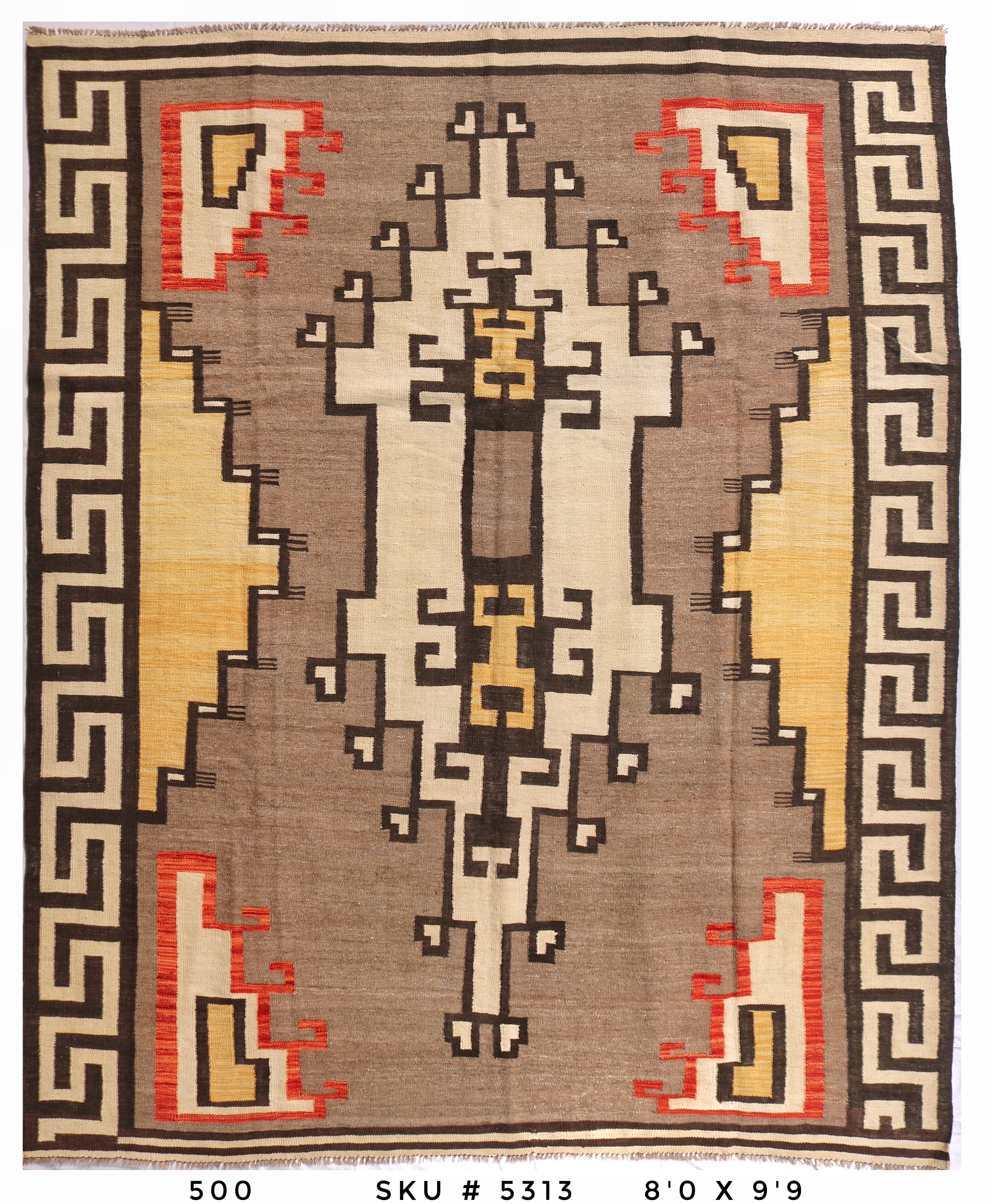 Southwestern Tribal Kilim Area Rug