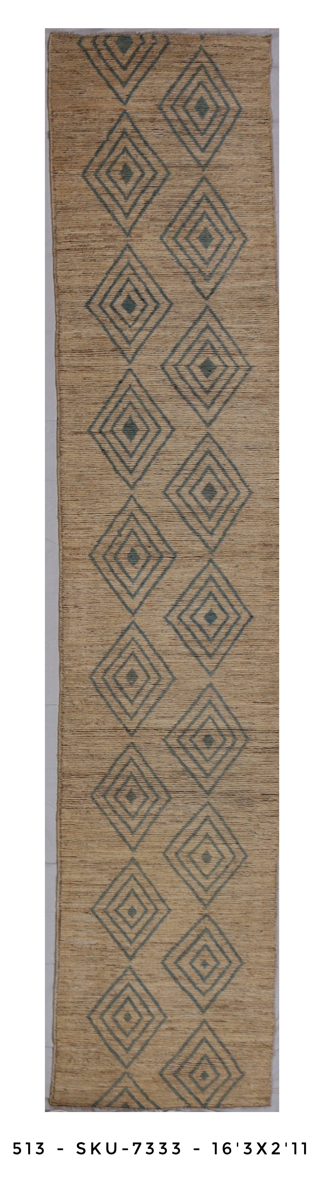 Handmade Afghan Rug — Moroccan Runner