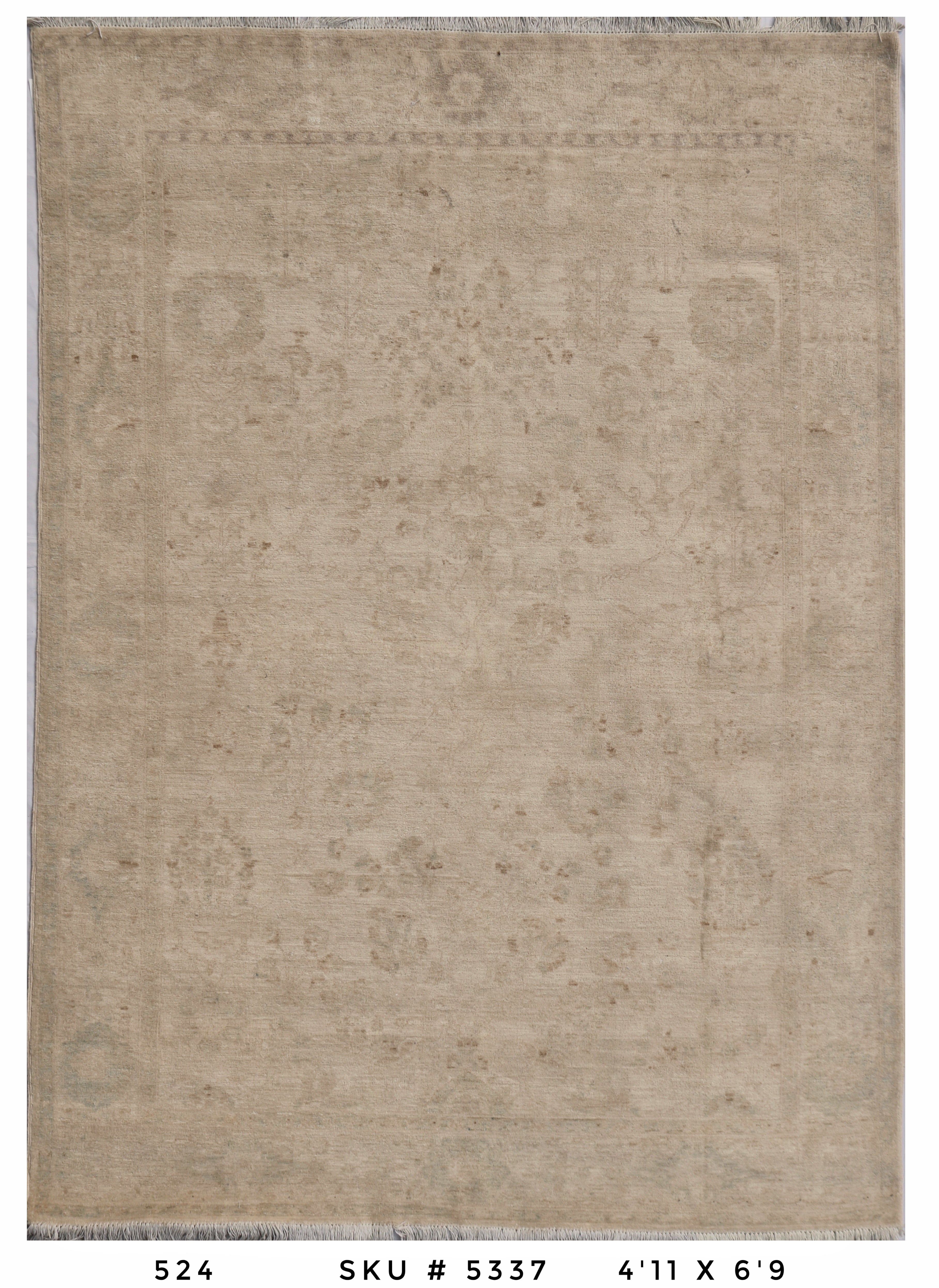 Handmade Afghan Rug — 5x7-8