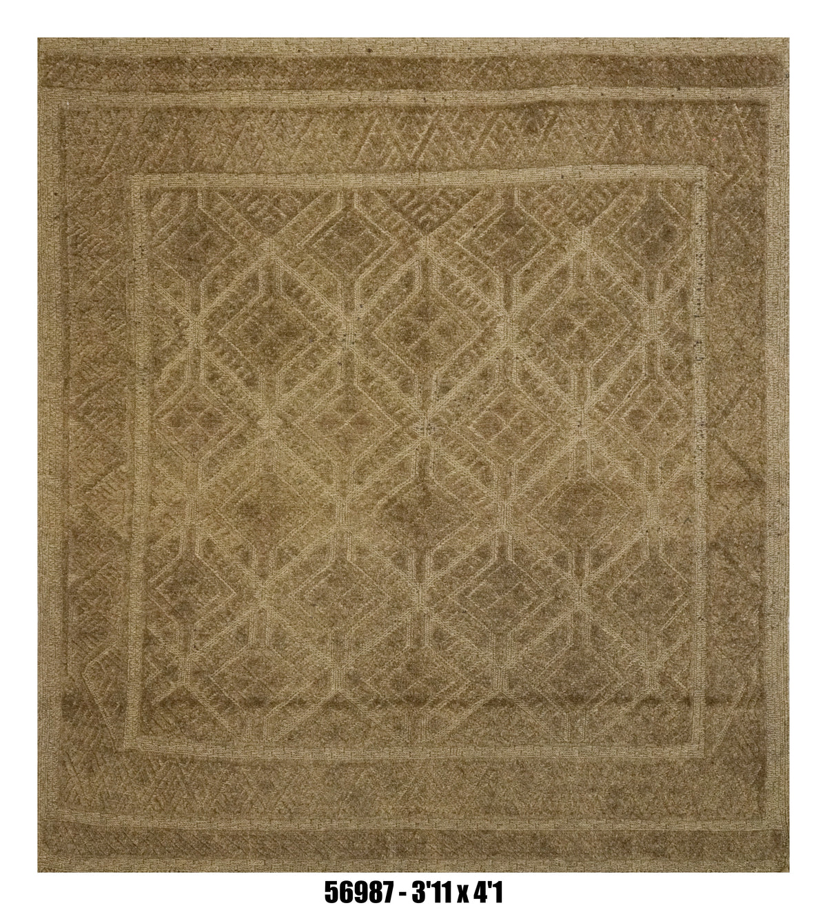 Handmade Afghan Rug — Killim Square - Round