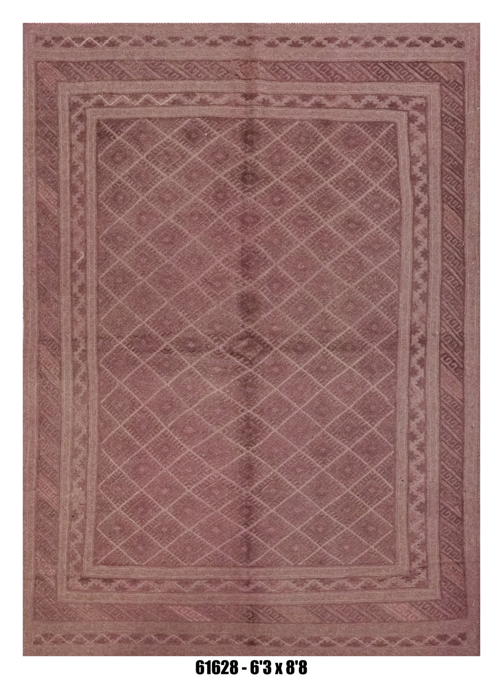 Handmade Afghan Rug — Killim 6x8-9