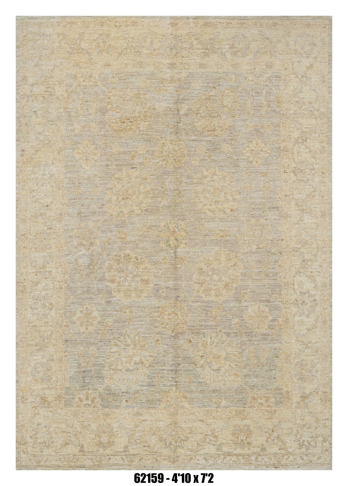 Handmade Afghan Rug — 5x7-8