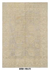 Handmade Afghan Rug — 5x7-8
