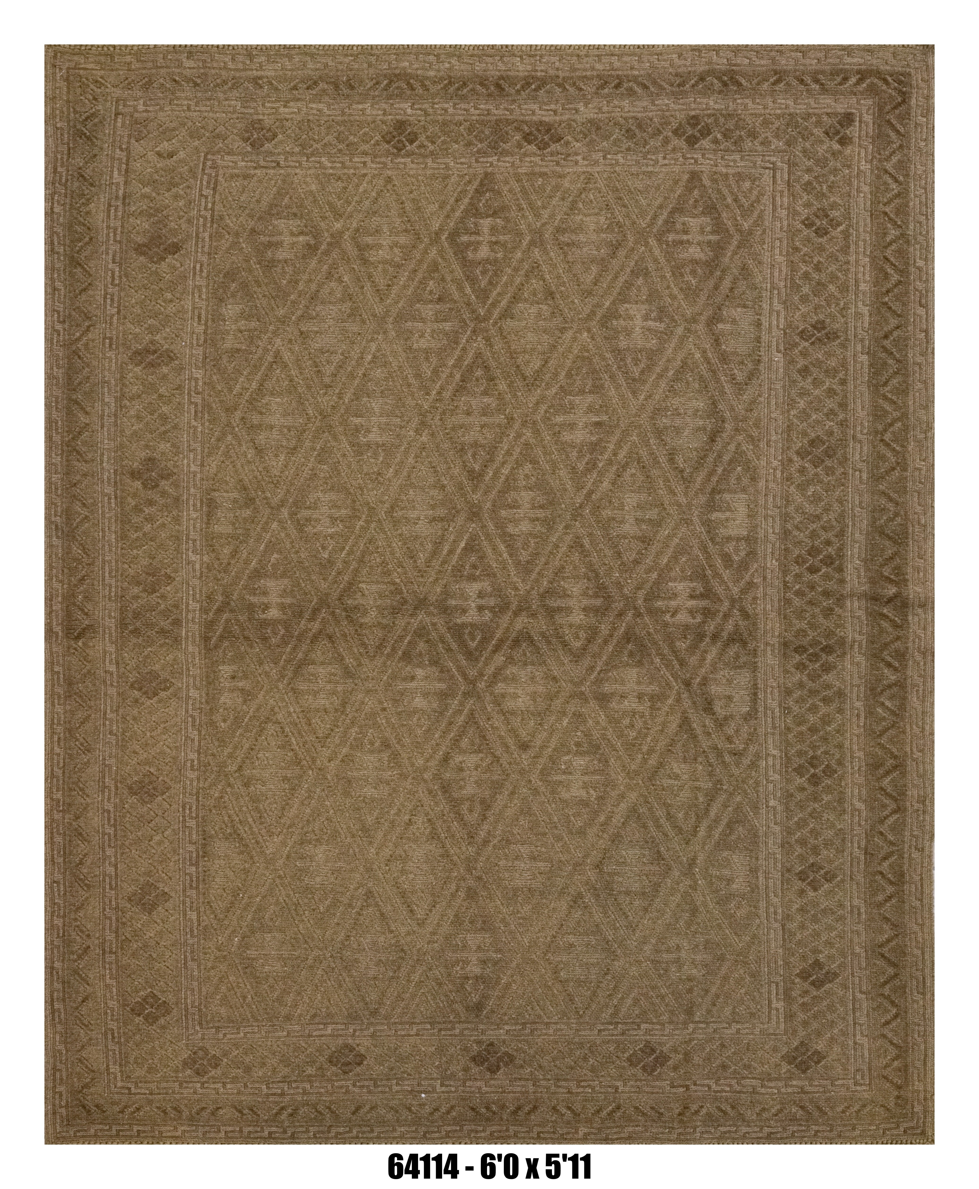 Handmade Afghan Rug — Killim 5x7-8