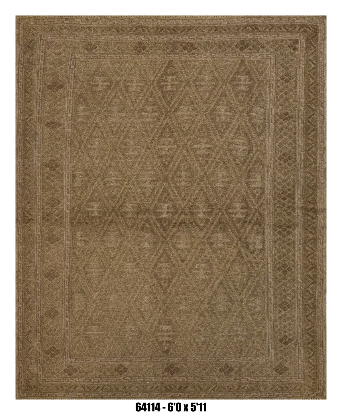 Handmade Afghan Rug — Killim 5x7-8
