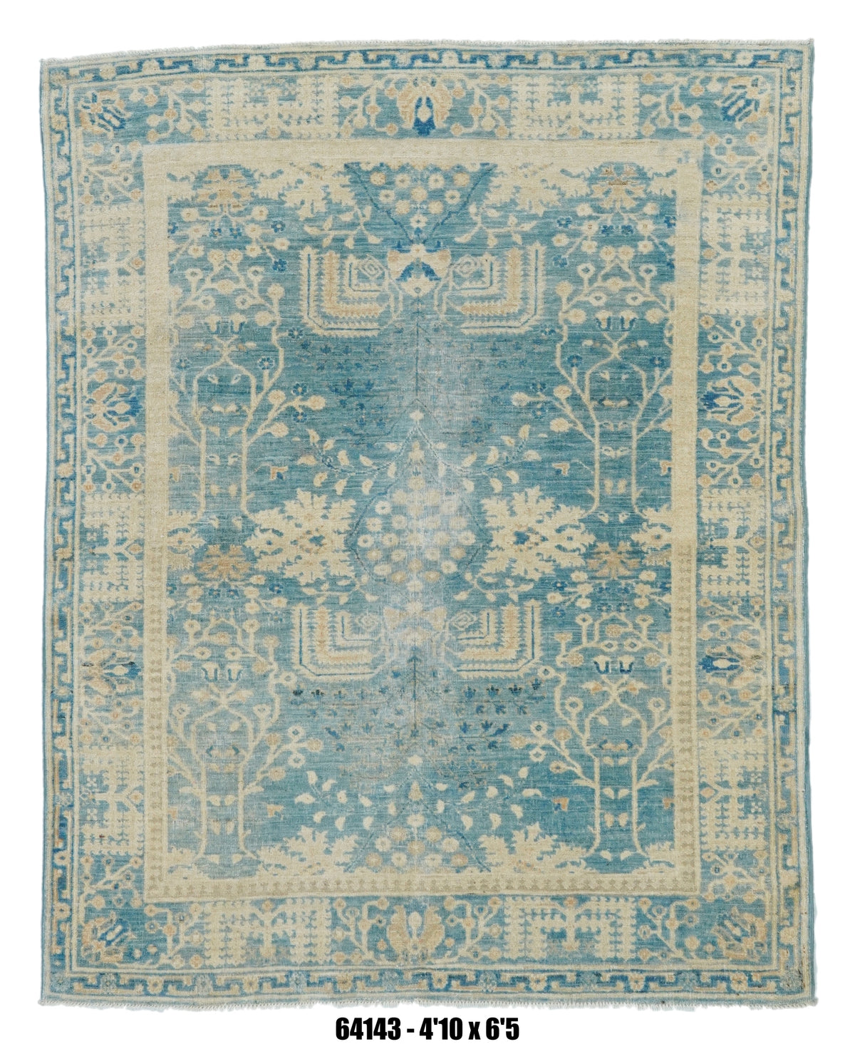 Handmade Afghan Rug — 5x7-8