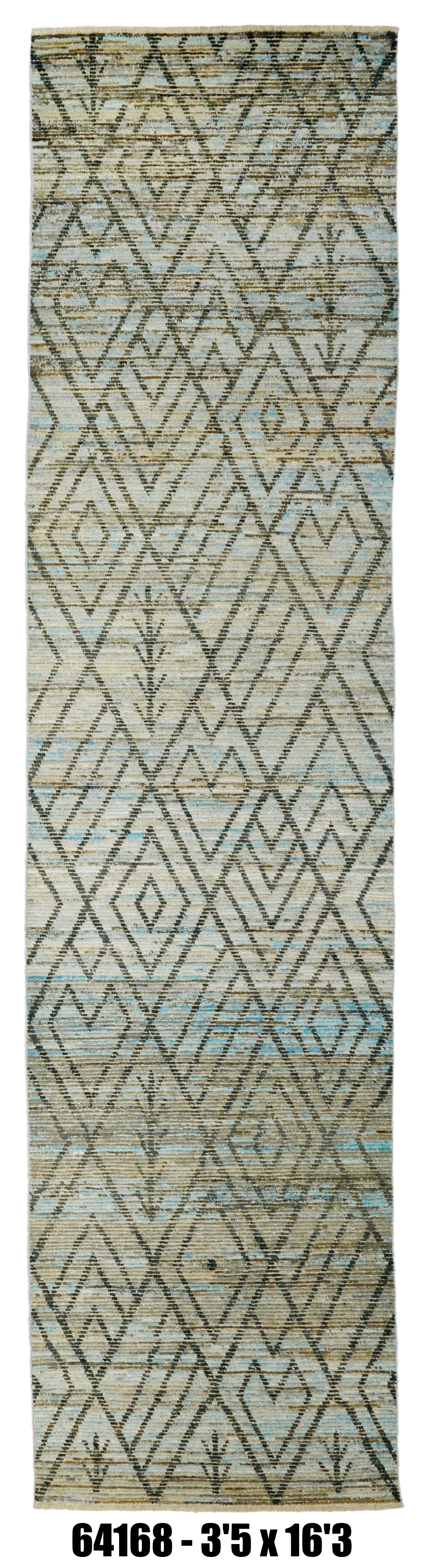 Handmade Afghan Rug — Moroccan Runner