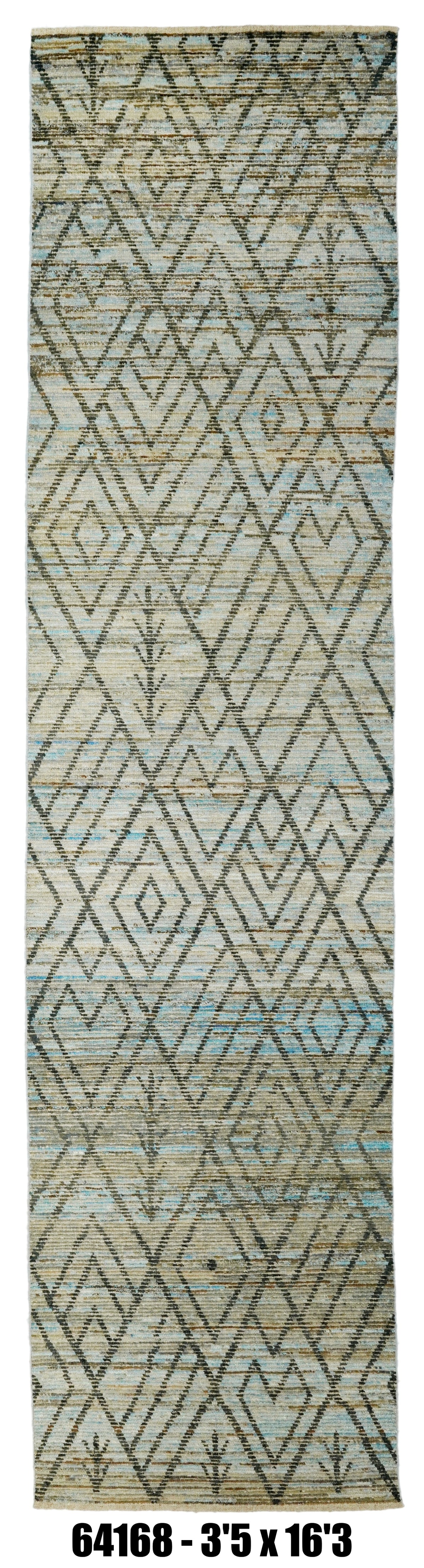 Handmade Afghan Rug — Moroccan Runner