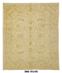 Handmade Afghan Rug — 9x12