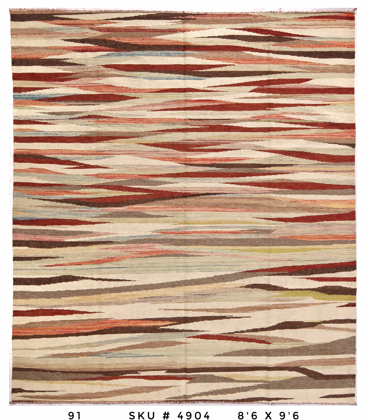 Handmade Afghan Rug — Killim 8x10