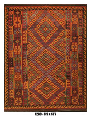 Moroccan Area Rug 6'7" x 8'7" – Taupe Beige Tonal Tribal Diamond Living Room Rug