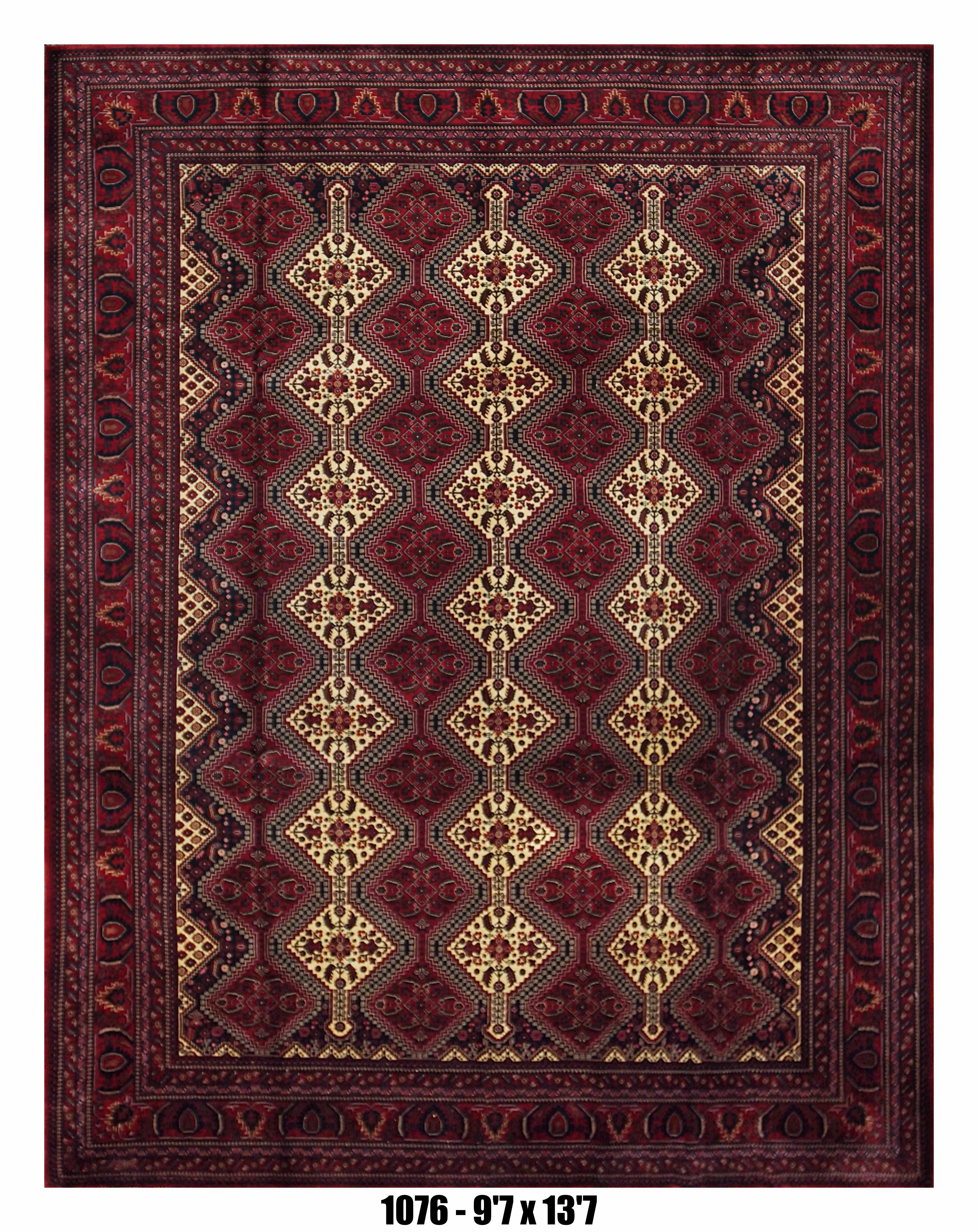 Handmade Afghan Rug — 10x14