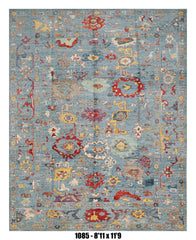 Handmade Afghan Rug — 9x12