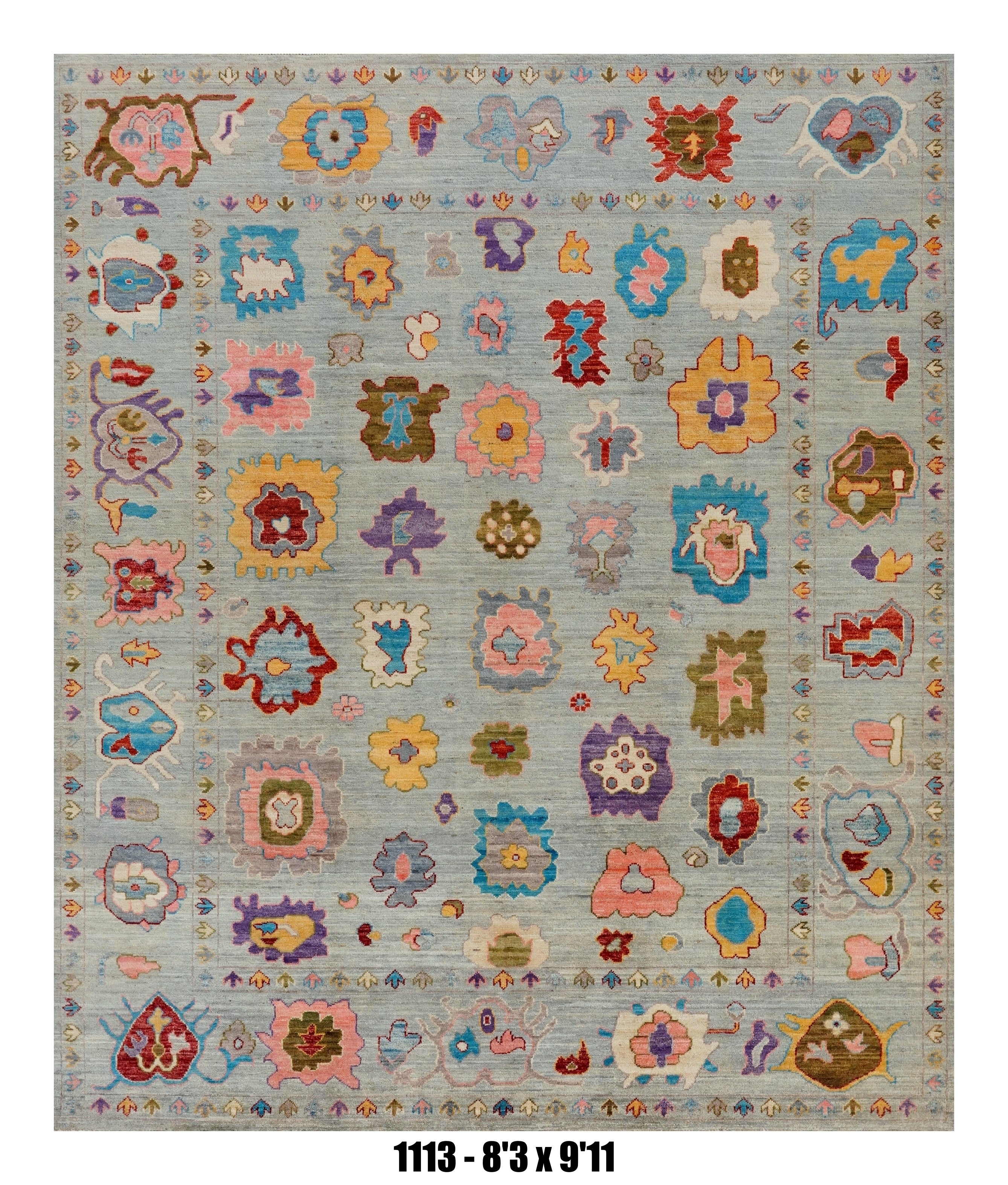 Handmade Afghan Rug — 8x10