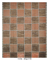 Handmade Afghan Rug — Moroccan 9x12