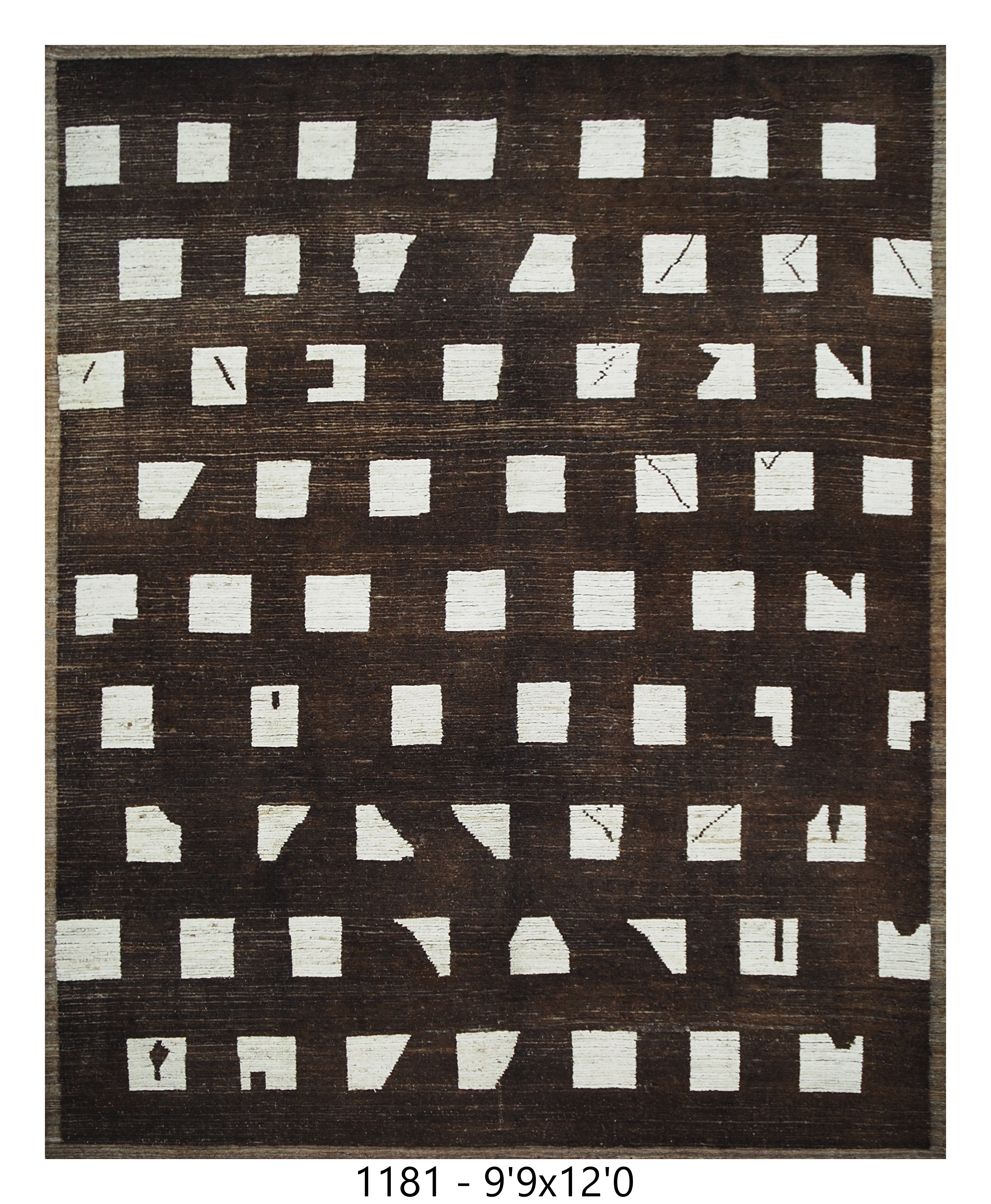Handmade Afghan Rug — Moroccan 10x14