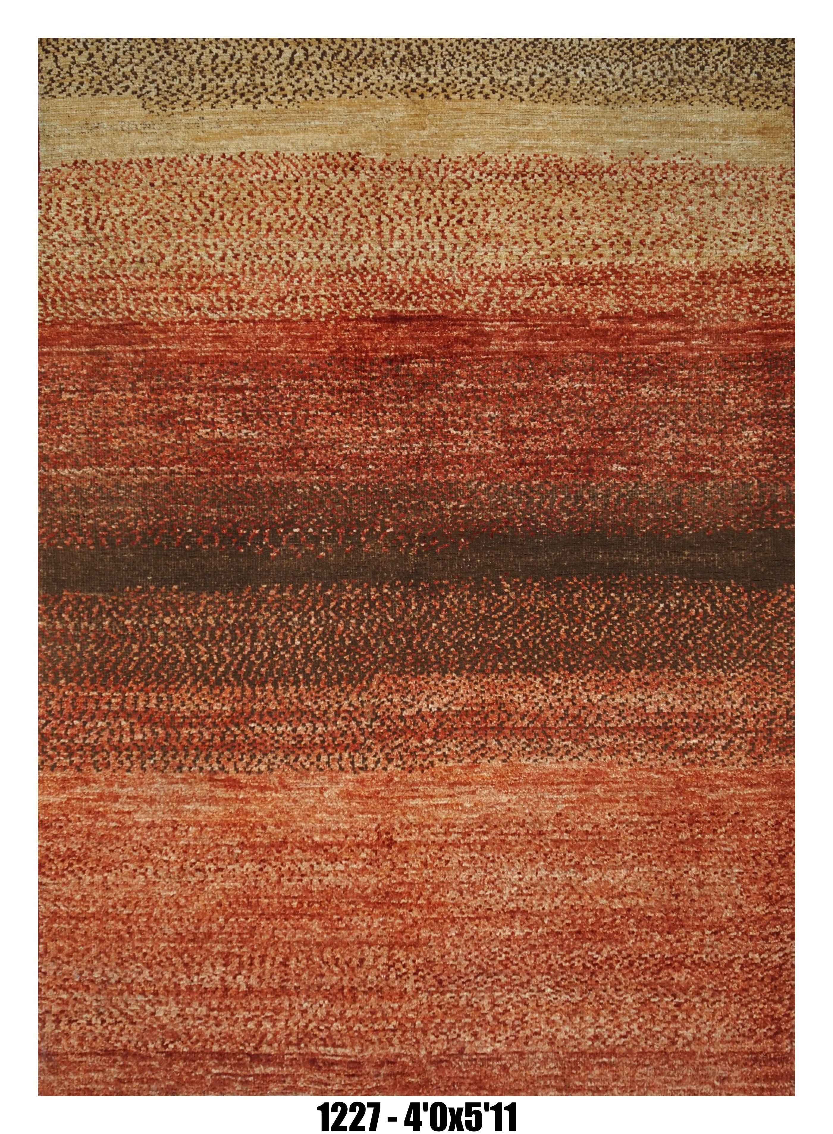 Handmade Afghan Rug — 4x6