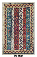 Handmade Afghan Rug — 1x2 — 1'4x2'0