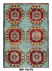 Handmade Afghan Rug — 1x2 — 1'4x1'11