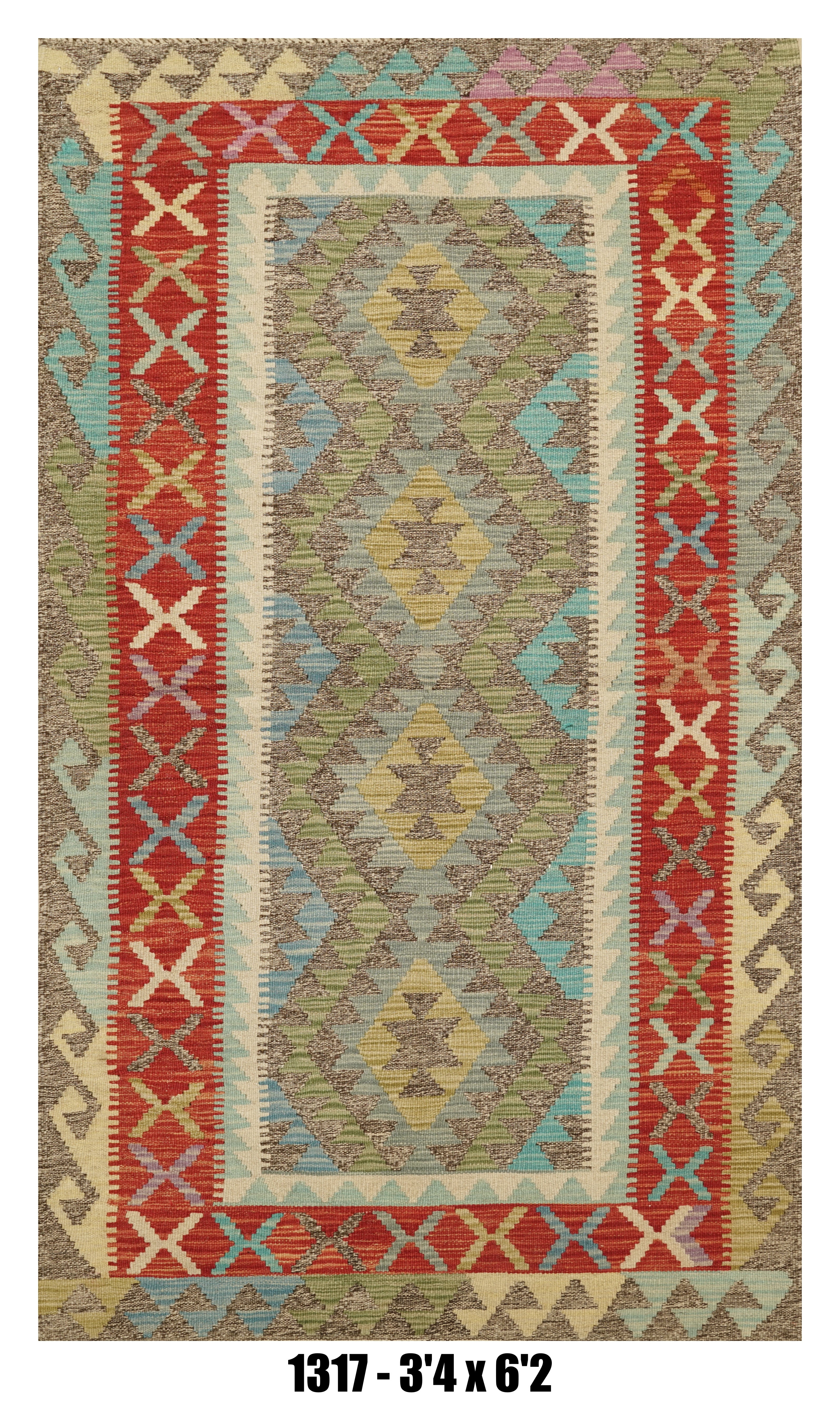 Handmade Afghan Rug — Killim Runner