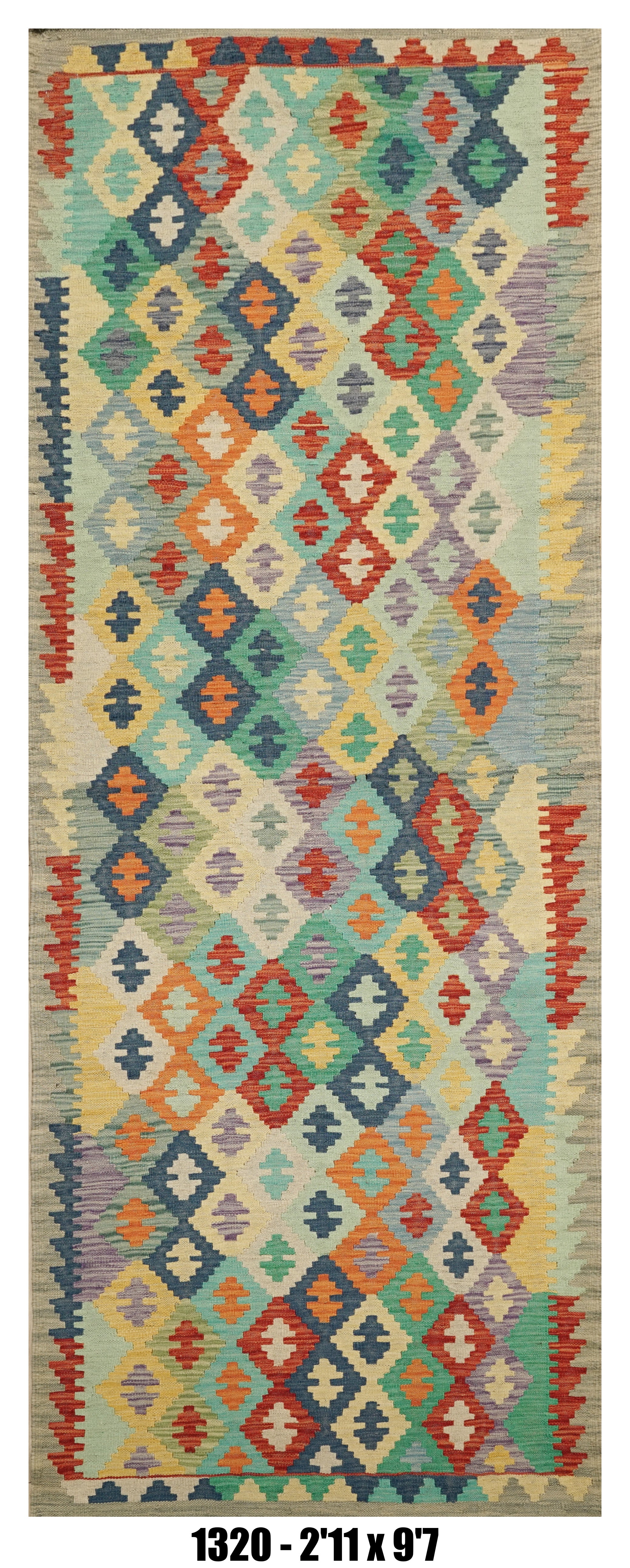 Handmade Afghan Rug — Killim Runner