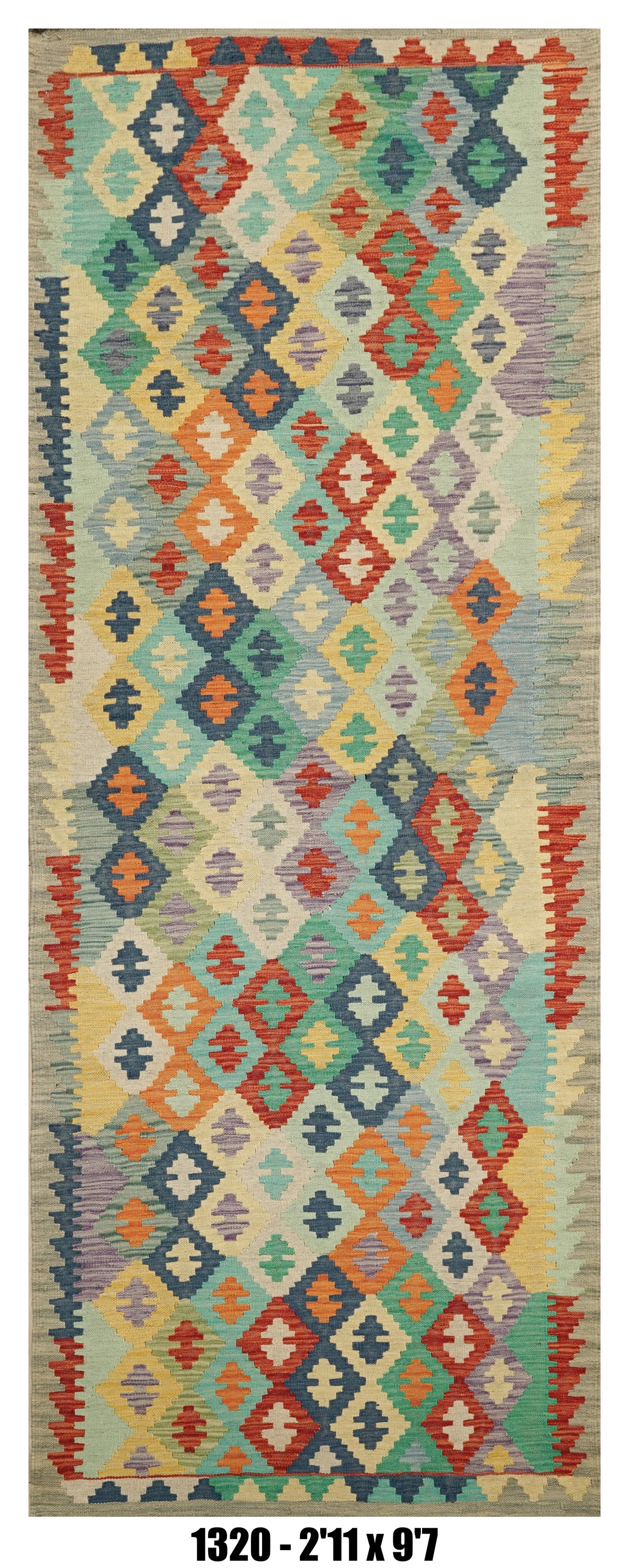 Handmade Afghan Rug — Killim Runner