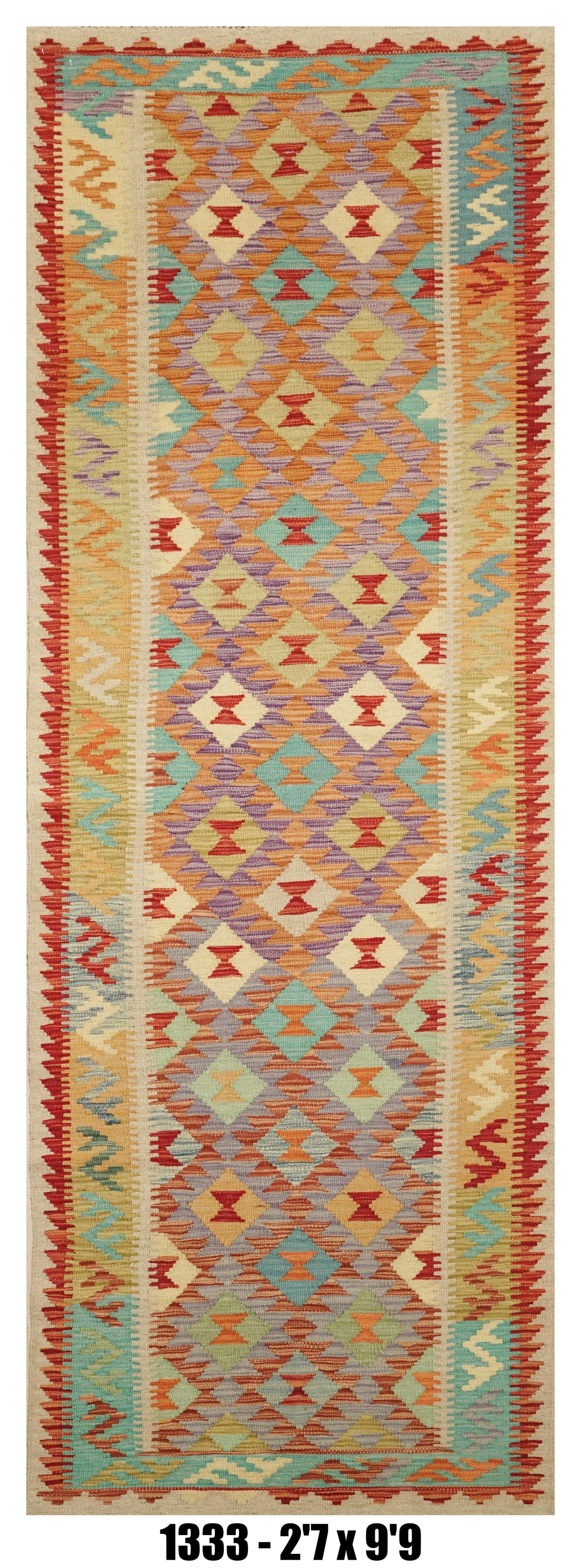 Handmade Afghan Rug — Killim Runner
