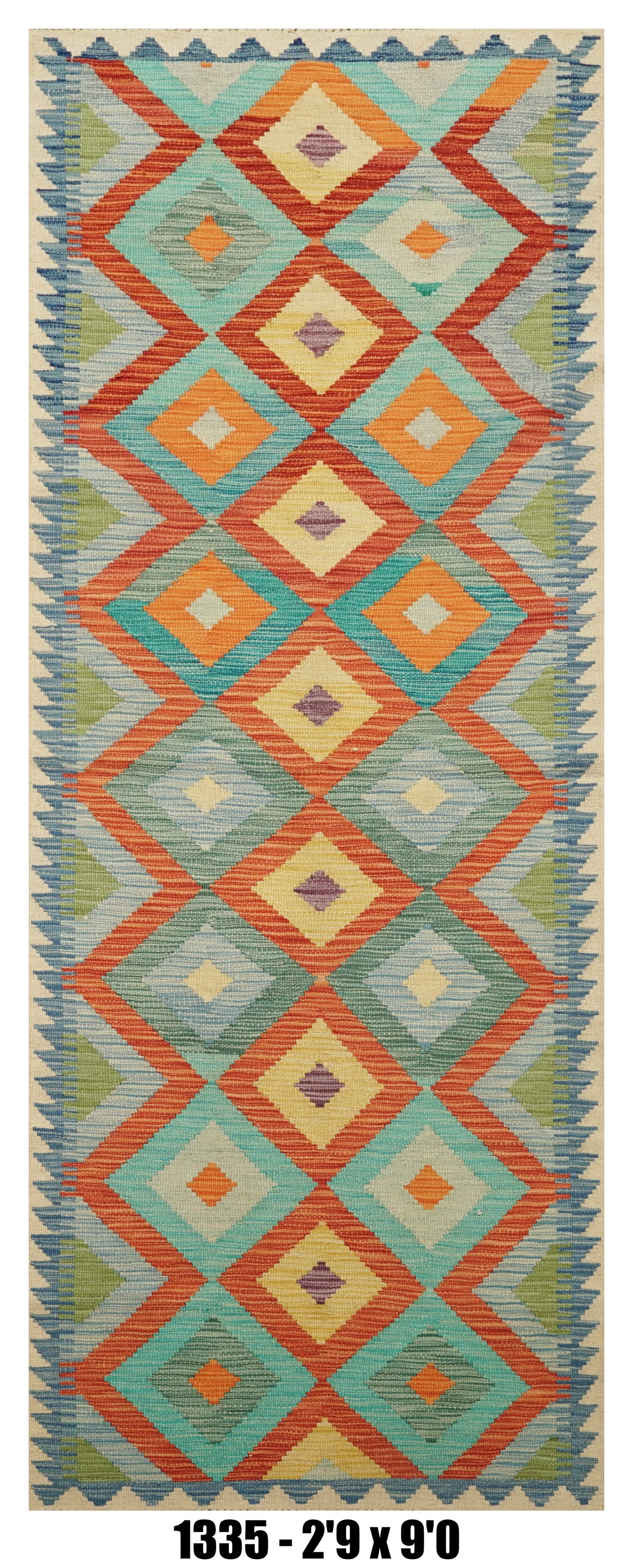 Handmade Afghan Rug — Killim Runner
