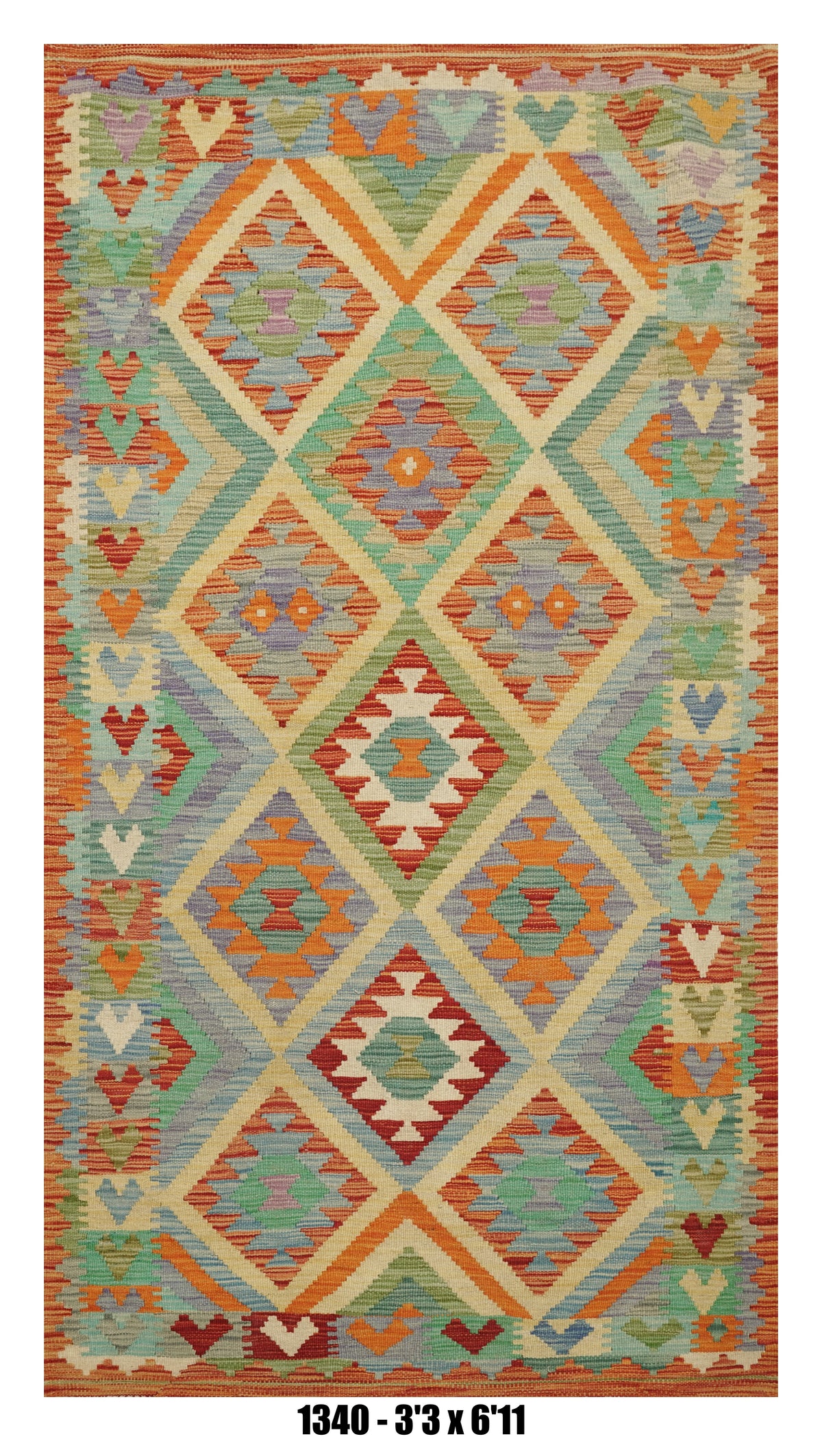 Handmade Afghan Rug — Killim Runner