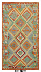 Handmade Afghan Rug — Killim Runner