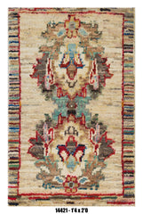 Handmade Afghan Rug — 1x2 — 1'4x2'0