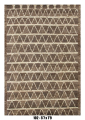 Handmade Afghan Rug — Moroccan 5x7-8