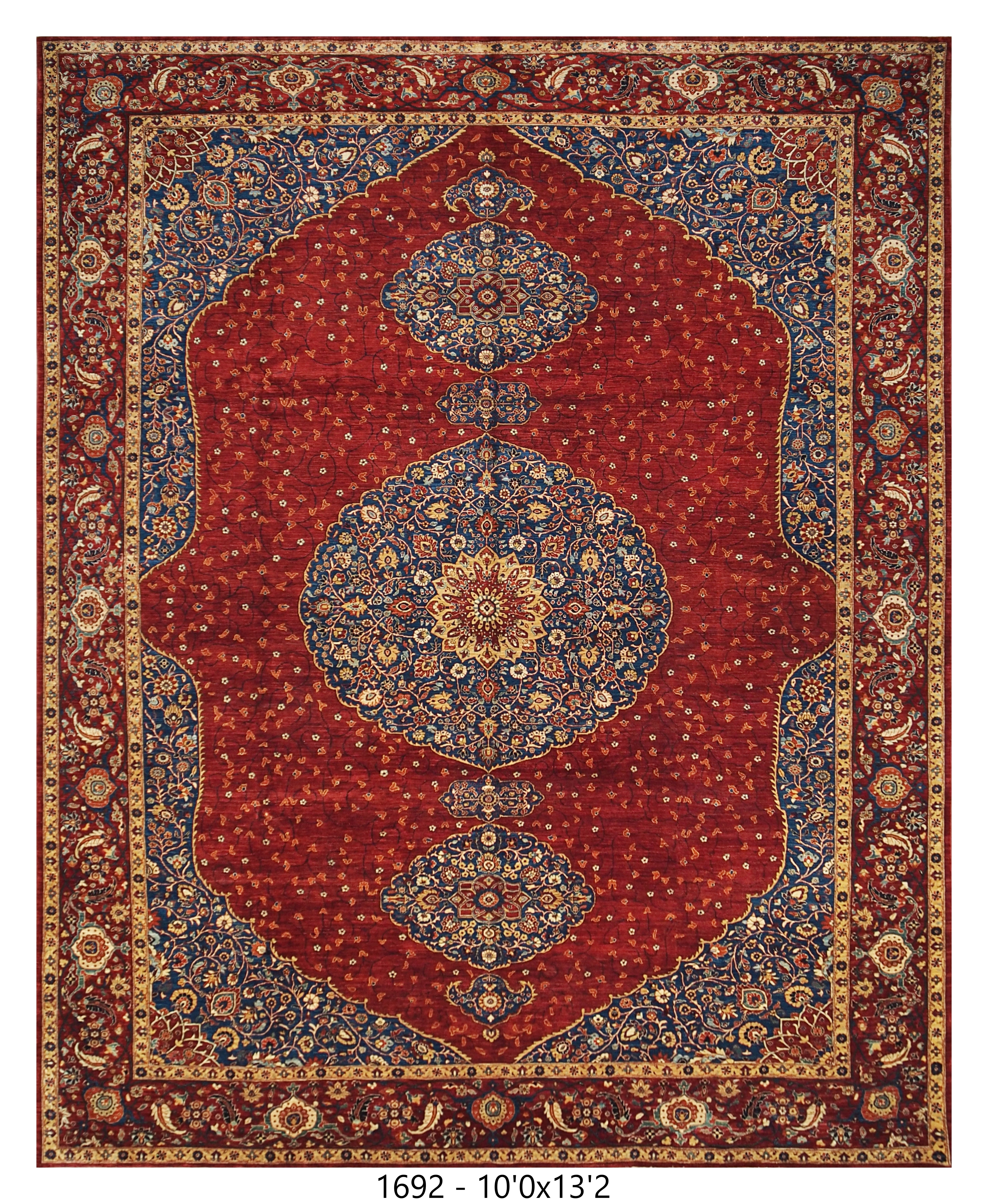 Handmade Afghan Rug — 10x14