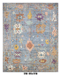 Handmade Afghan Rug — 9x12