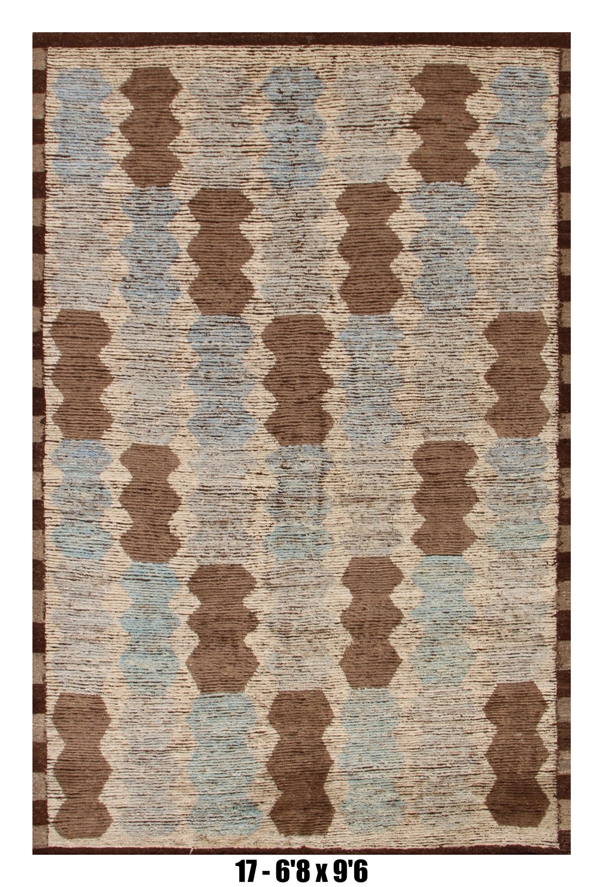 Handmade Afghan Rug — Moroccan 7x10