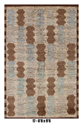 Handmade Afghan Rug — Moroccan 7x10