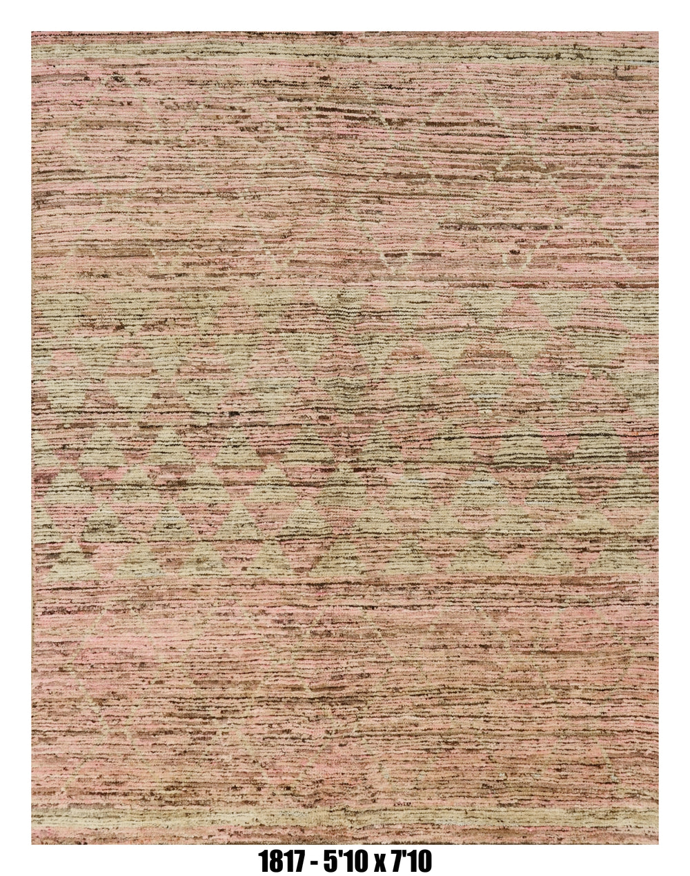 Handmade Afghan Rug — Moroccan 6x8-9