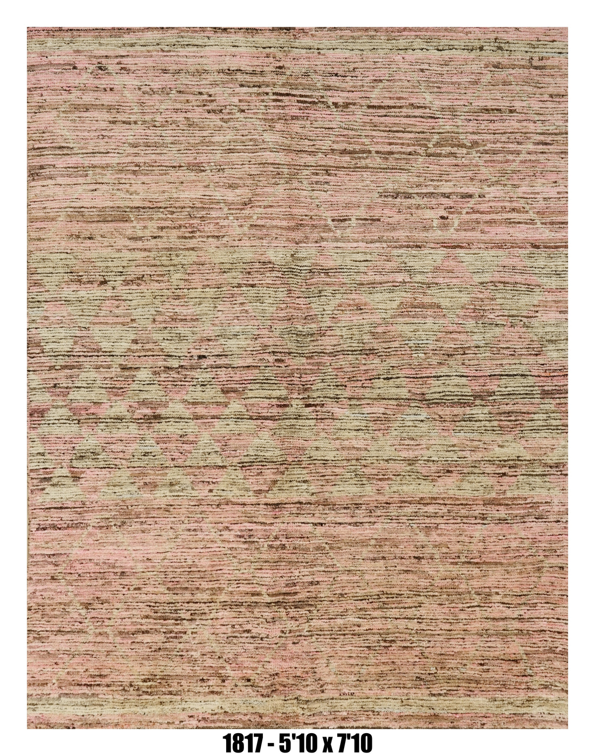 Handmade Afghan Rug — Moroccan 6x8-9