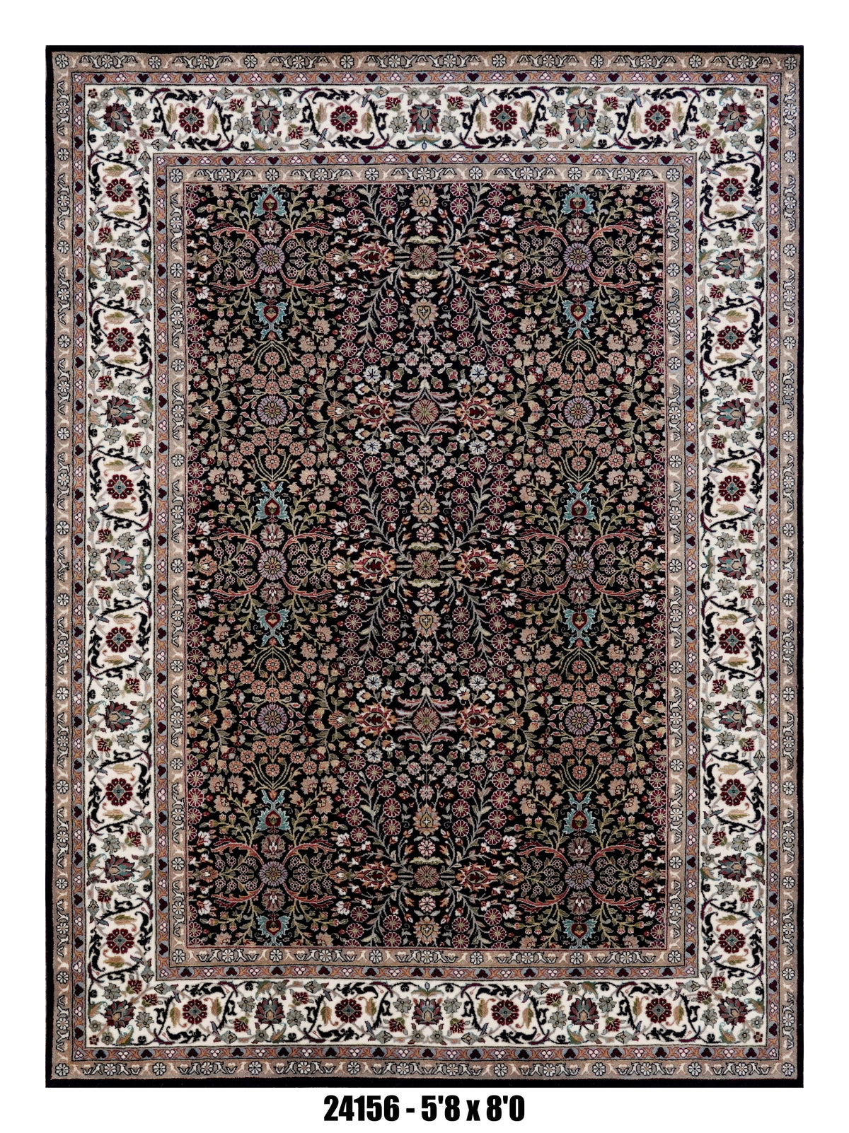 Handmade Afghan Rug — 5x7-8