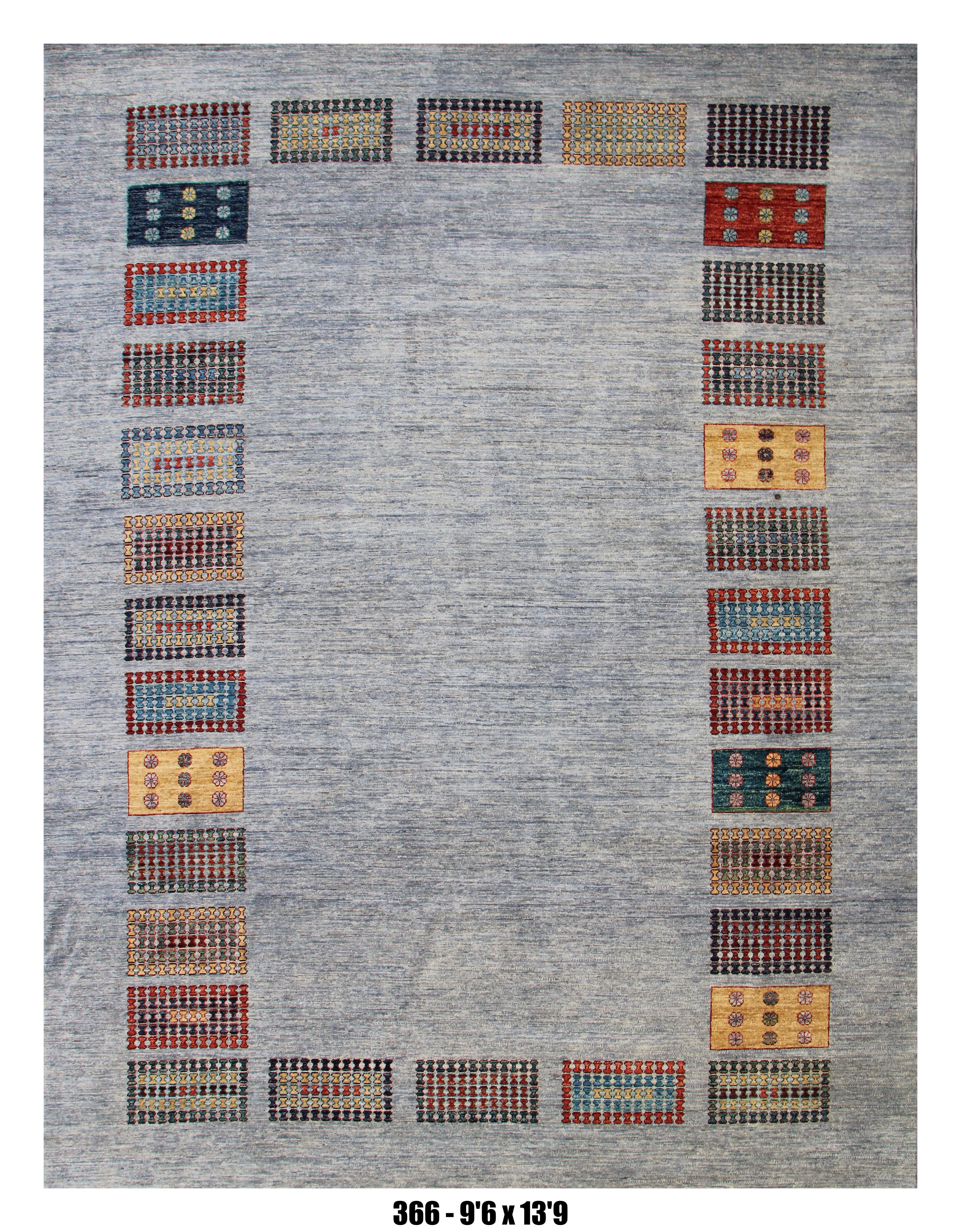 Handmade Afghan Rug — 10x14