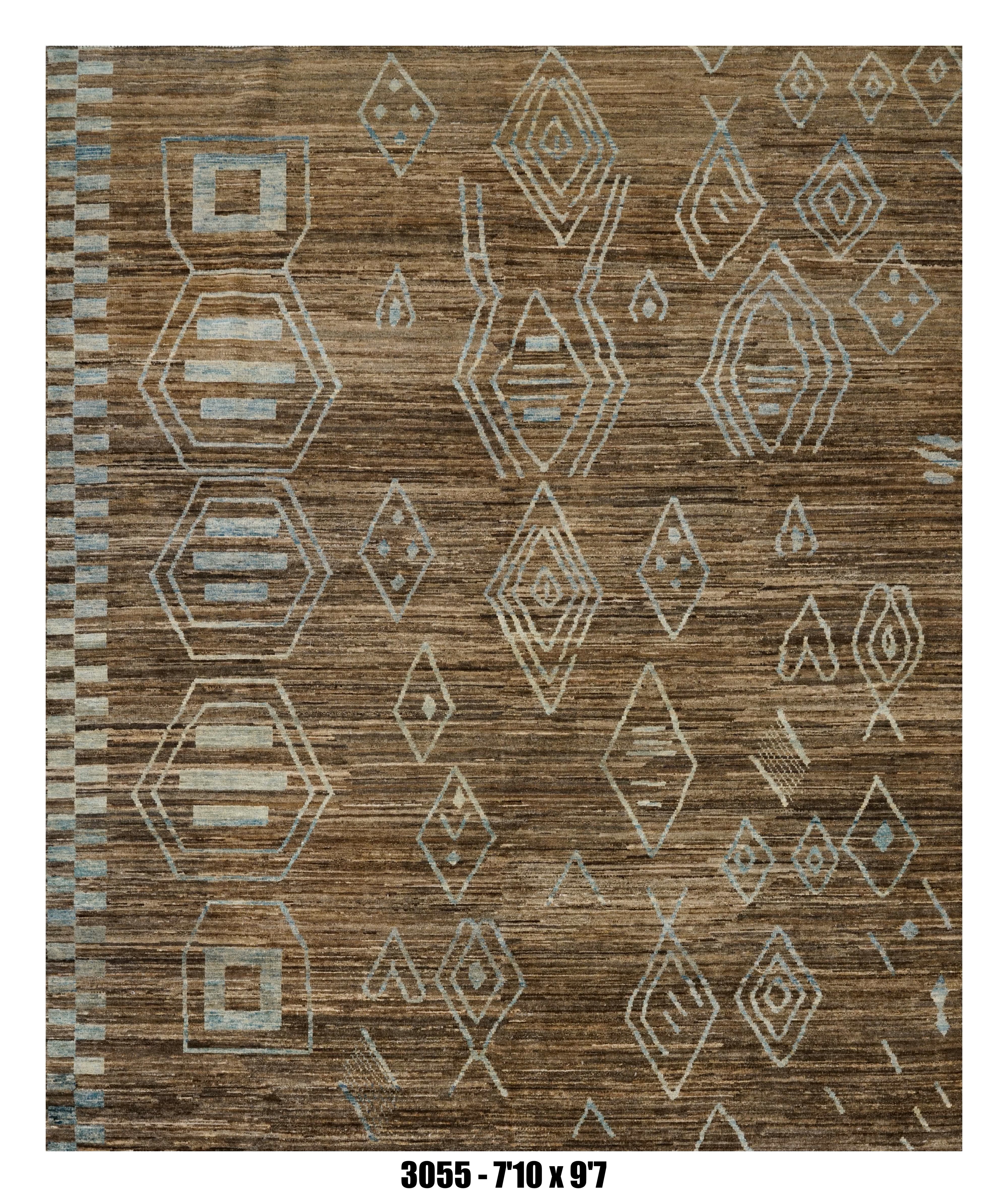 Handmade Afghan Rug — 8x10