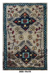 Handmade Afghan Rug — 1x2 — 1'4x1'11