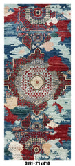 Handmade Afghan Rug — 2x5-6