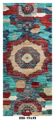 Handmade Afghan Rug — 2x5-6