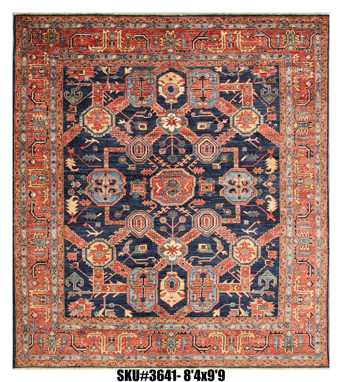 Handmade Afghan Rug — 8x10