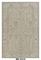 Handmade Afghan Rug — 5x7-8